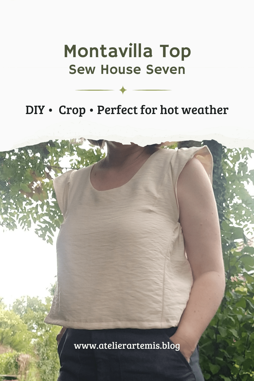 Off-white Montavilla top&nbsp;✂️