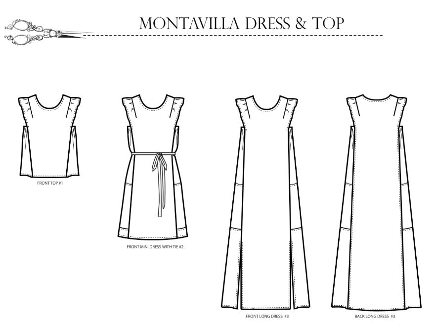 Montavilla Dress & top pattern from Sew house Seven Sewing Patterns